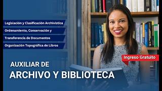 🔴 CURSO: Auxiliar de Archivo y Biblioteca ǀ COMPLETO Y GRATIS (2026) ✅ PARTE 2