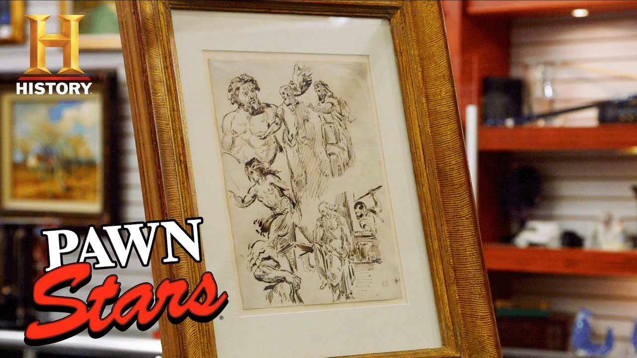 CHA-CHING! Seller Makes Bank on Rare French Sketch (Season 18) | Pawn Stars