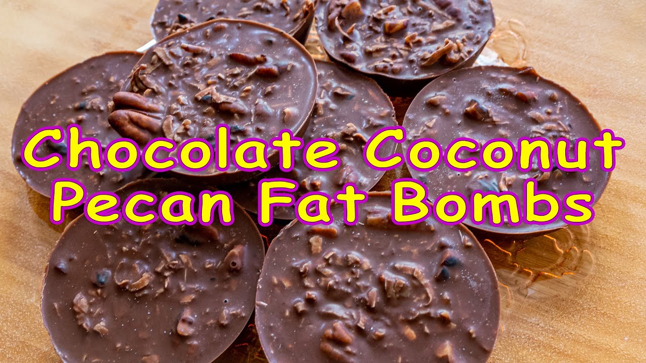 Chocolate Coconut Pecan Fat Bombs