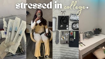 nursing school is hard | a realistic week, maintenance, studying for finals, productive study tips 