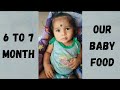 6 to 7 month our baby sai charan food in tamil babyfoodtamil tranding viral viral.