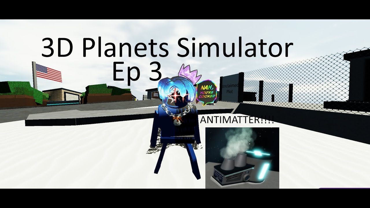 3D Planets Simulator Making Some Antimatter Roblox YouTube 