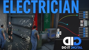 NEW FiveM ELECTRICIAN Job Script – Realistic Electrician Job | Full Showcase