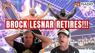 Reaction to Brock Lesnar Retirement | Busted Open WWE