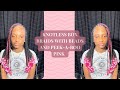 Peek a Boo Pink Medium Knotless Box Braids | WITH BEADS