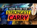 How to be THE STRONGEST CARRY - BROKEN Farming Patterns and Position 1 Tips - Dota 2 Guide