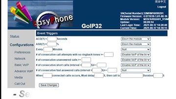 Web Management Software page of VoIP SIM Box GOIP Gateway Support IPPBX&VPN&Proxy&Call Center