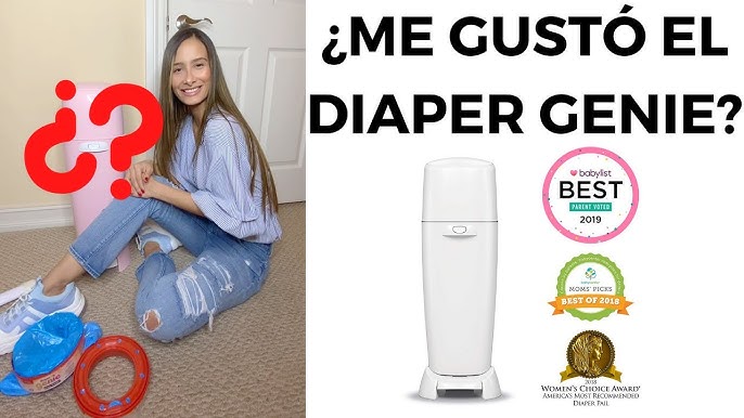 How to use Diaper genie essential - como usar el contenedor de pañales  sucios - 