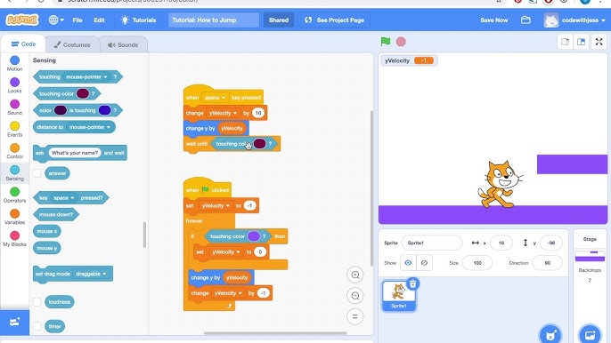 How to Make a Sprite Jump in Scratch: Most Realistic