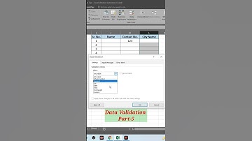 Allow only Text in Excel || Data Validation in Excel #shorts #datavalidation