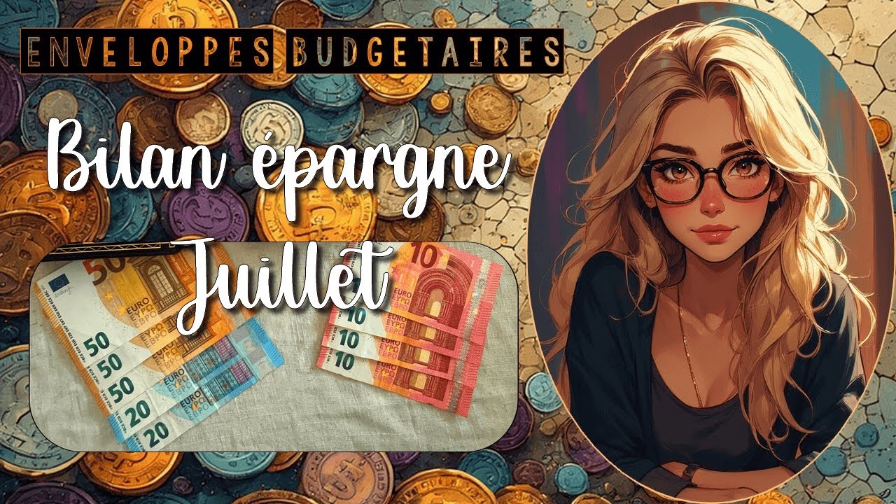 💥 BILAN JUILLET : 600€ D'ÉPARGNE ! 💥 1ER MOIS MÉTHODE DES ENVELOPPES 💥