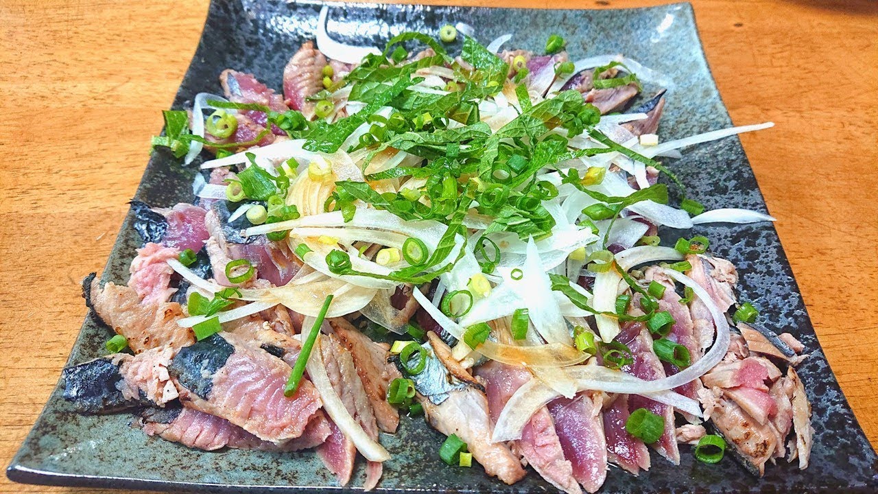 夏はよく釣れる ソーダカツオのたたき作ってみた Youtube 夏はよく釣れる ソーダカツオのたたき作ってみた Youtube