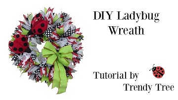 Ladybug Wreath 2016 by Trendy Tree