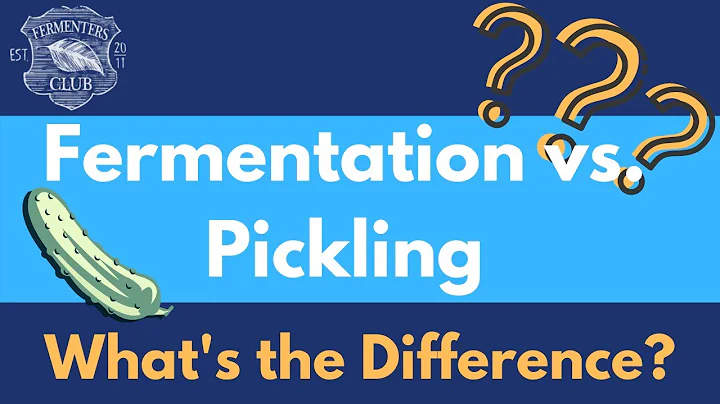 Fermentation vs. Pickling-- What's the Difference?