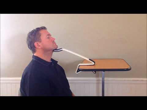 Exercises for dysphagia - Hands free chin tuck against resistance exercise instructions