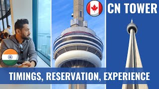 CN Tower Toronto Canada 2022 vlog | Experience, Timing | Indian in Canada