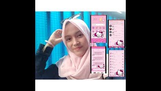 Tema Hello Kitty Pink Fullpack Beserta Cara Download Nya For Oppo || NurHalimah. screenshot 3