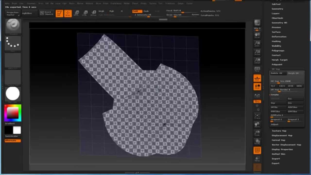 Zbrush CZ - UV map,UV Master - YouTube