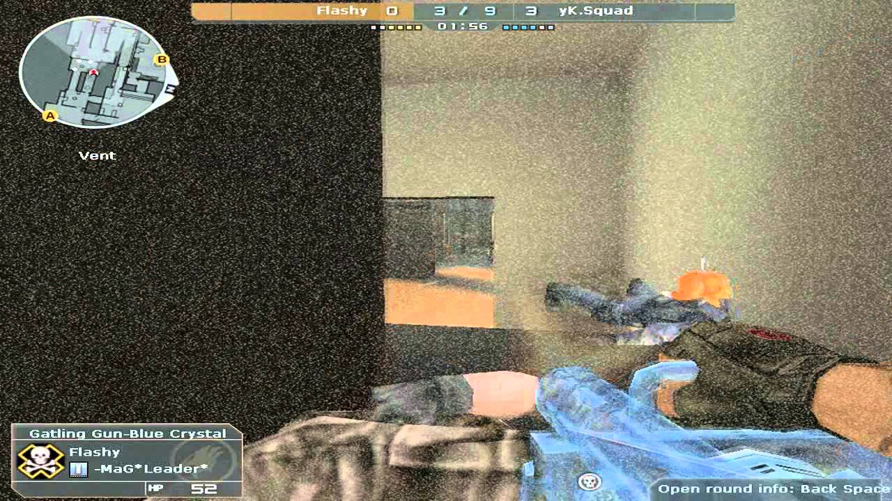 Crossfire: Flashy Clan War | Only Use Our | Gatling Gun- Blue Crystal