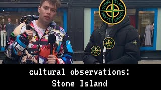 cultural observations: stone island