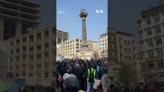 People protest in Damascus following violent clashes in Syrias coast | VOA News