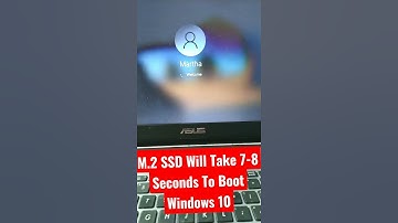 M.2 SSD Windows 10 Boot Time is 7-8 Seconds With 8GB DDR4 RAM #shorts