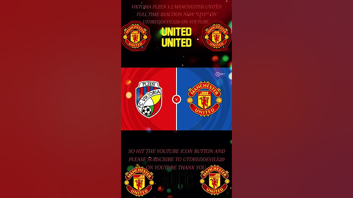 VIKTORIA PLZEŇ 1-2 MANCHESTER UNITED, MATCH REACTION NOW *LIVE* ON YOUTUBE 🔴⚫🔴⚫🔴⚫