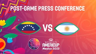 Venezuela v Argentina - Press Conference