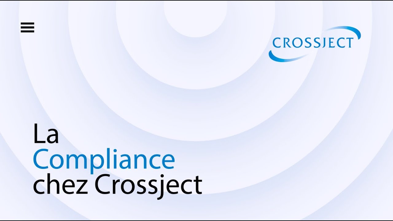 Interview de Séverin Beunier, Compliance Manager Crossject - YouTube