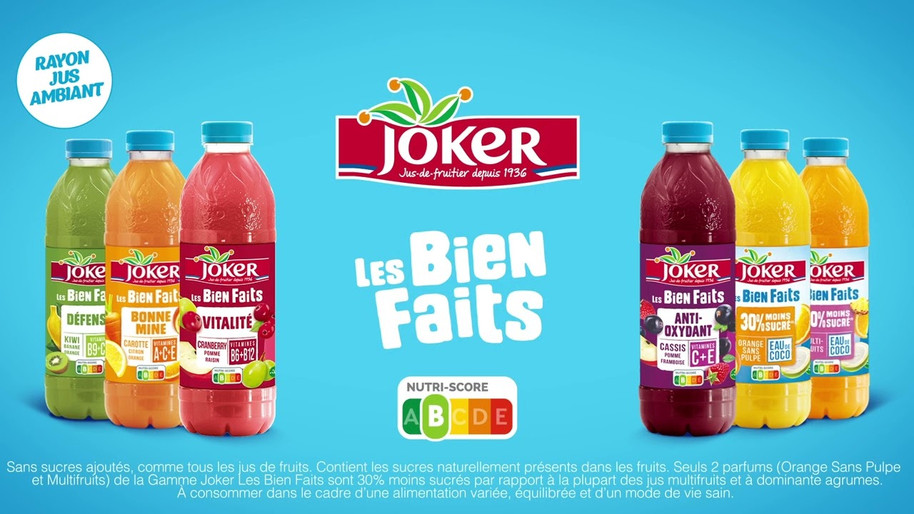 Joker Les Bien Faits Nutri-Score B !