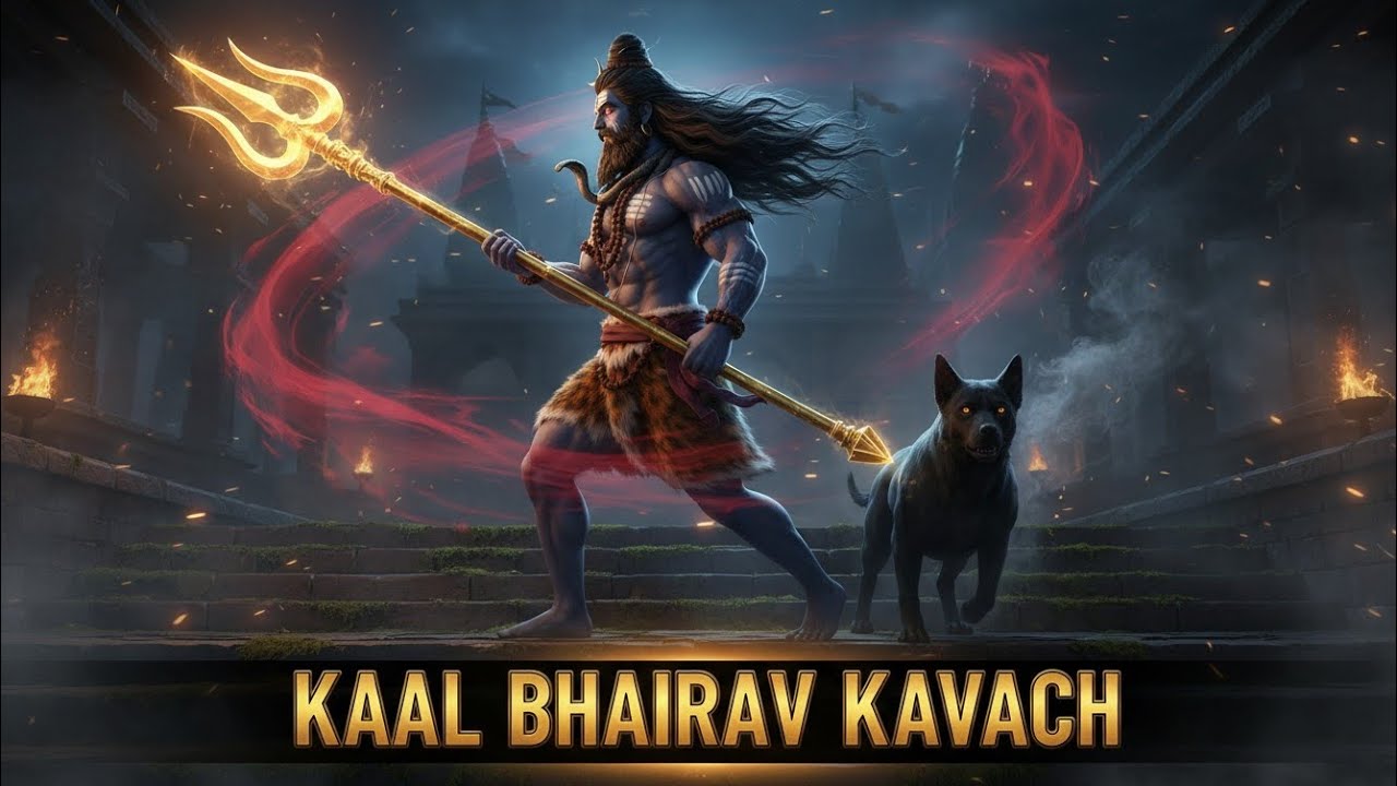 KAAL BHAIRAV KAVACH | Ultimate Protection Mantra of Bhairav | Destroy Fear & Negative Energy