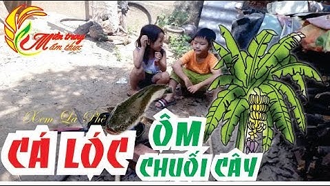 cách làm cá lóc um chuối ( Snakehead fish holds banana trees)
