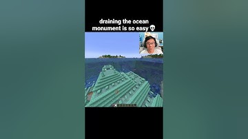 Minecraft Drain Monument Command Moment