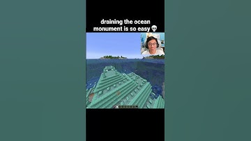Minecraft Drain Monument Command Moment
