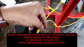DESIGN AND FABRICATION OF AUTOMATIC DOOR OPENING USING IR SENSOR -MECHANICAL PROJECT -MBOTS INDUSTRY