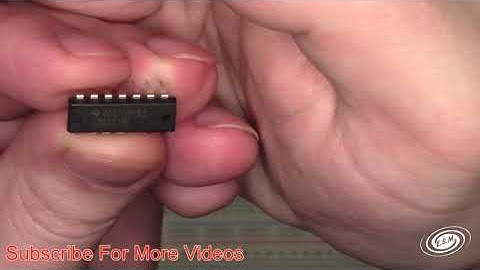 A Look At Logic Gates CD4001 Quad NOR Gate IC Chip