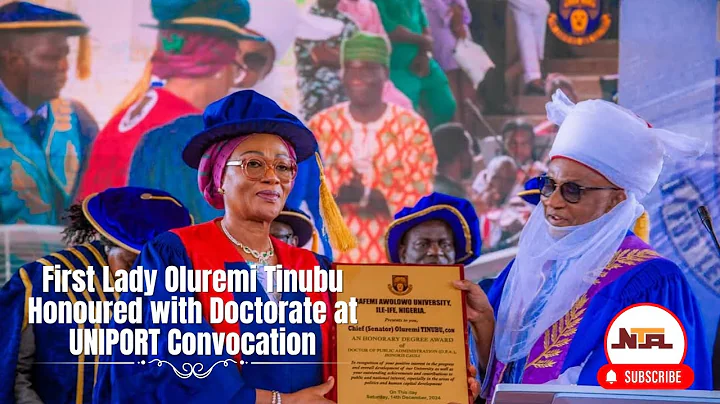 First Lady Oluremi Tinubu Honoured with Doctorate at UNIPORT Convocation