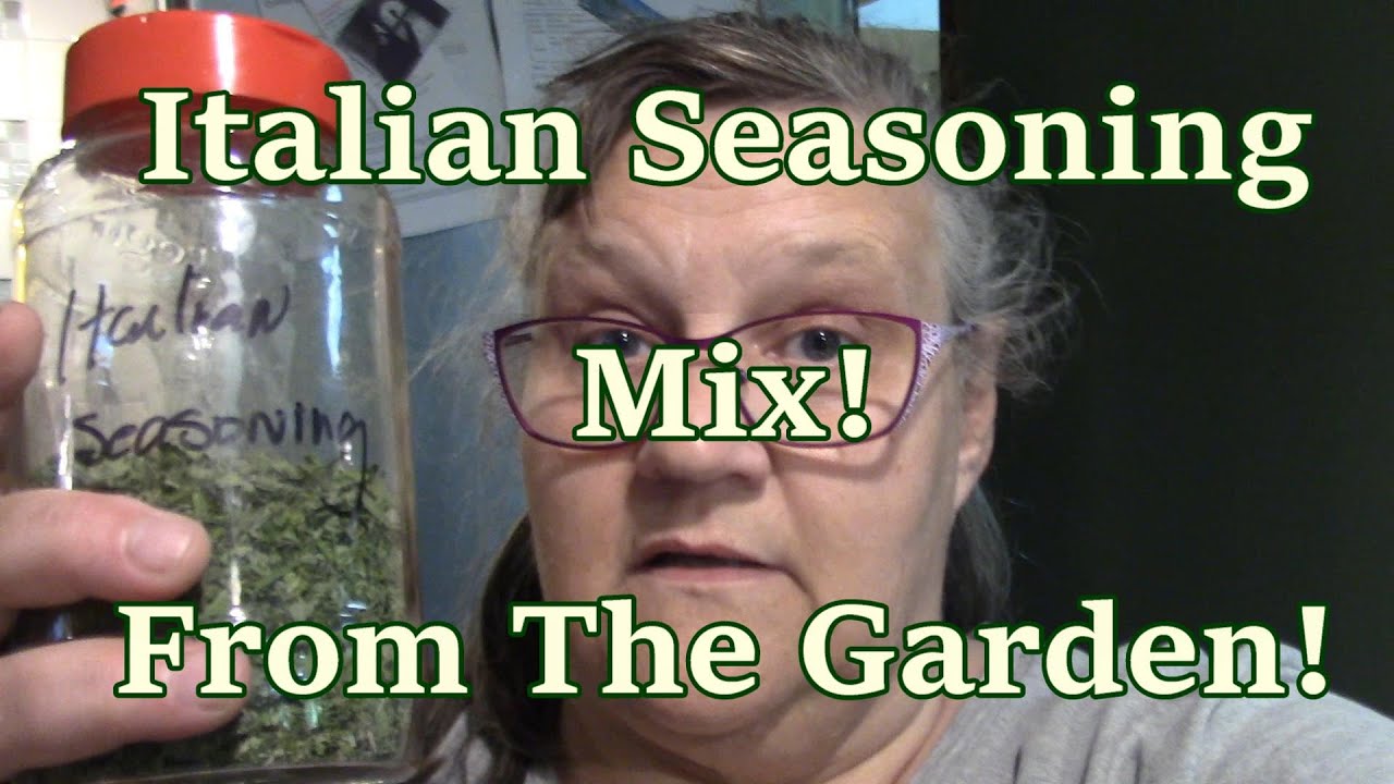 Italian Seasoning With Herbs From The Garden - YouTube