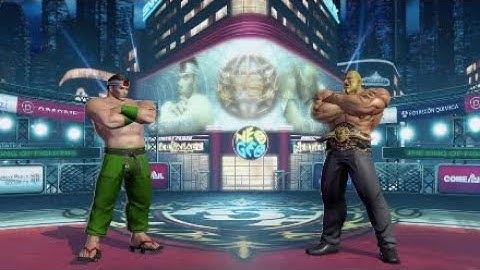 The King of Fighters XIV Ten Characters vs Antonov