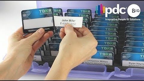 Selfit® reusable name badge system