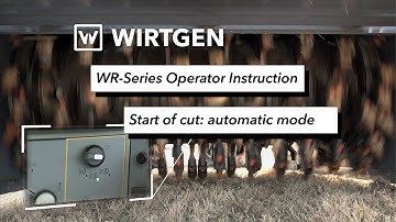 WR-Series Operator Instruction: Start of cut: automatic mode