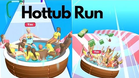 Hottub Run Game | Level-13 Satisfying Gameplay Walkthrough #gaming #games #hottubrun #gameplay #game