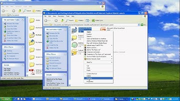 Windows XP Tips - How to use the quick launch bar.