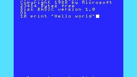 [MSX] Booting a Panasonic FS-A1WX MSX2+ into MSX-BASIC