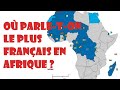 Les pays qui parlent franais en afrique