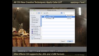 Details After Effects Classic Course: Apply Color LUT News