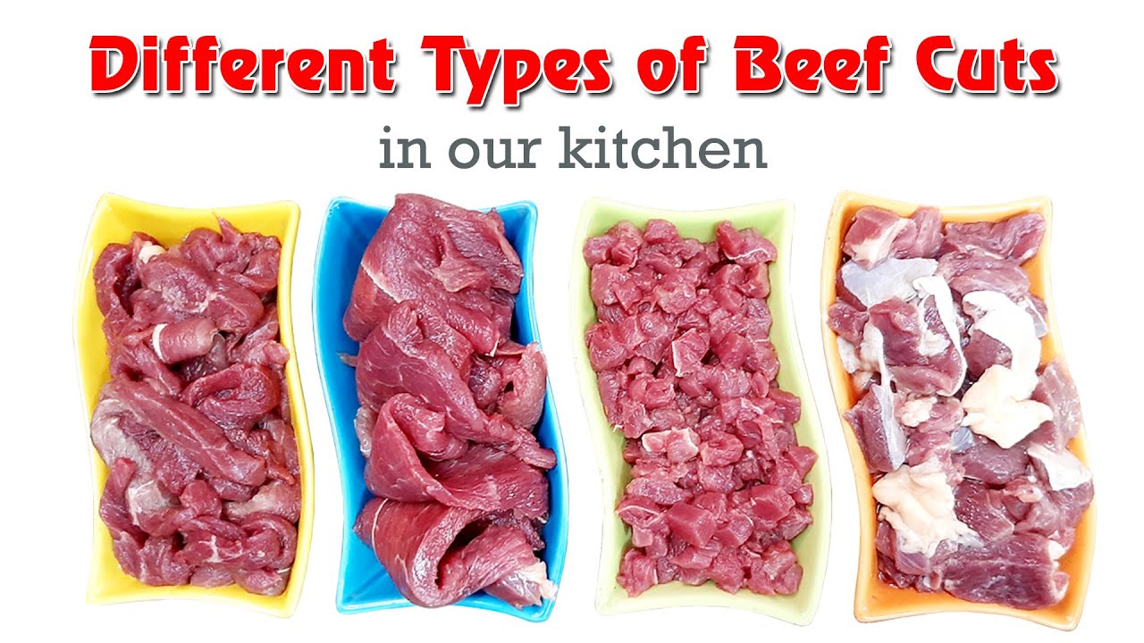 Different types of Beef cuts NV Cooking - YouTube