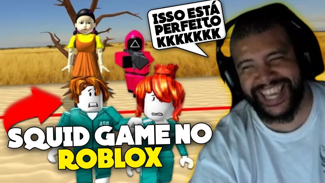 SQUID GAME NO ROBLOX ESTÁ INCRÍVEL KKKKKKKKK (ROUND 6)