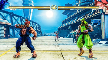 Street Fighter 5 | Akuma vs Rashid | PC Gameplay 4K
