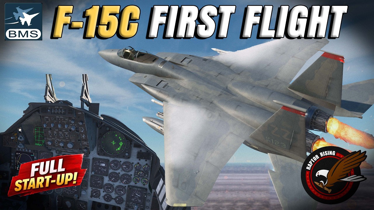 Falcon BMS F-15C Tutorial – Cockpit Start-Up and Impressions
